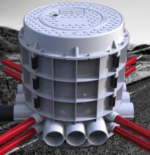 EASY INSTALL MANHOLES/HANDHOLES VH Fibre Optics Manholes/Hand Holes offers ease of assembly and installation which