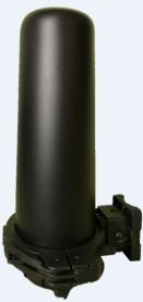 which is a pole mounted enclosure to conceal aerial cable