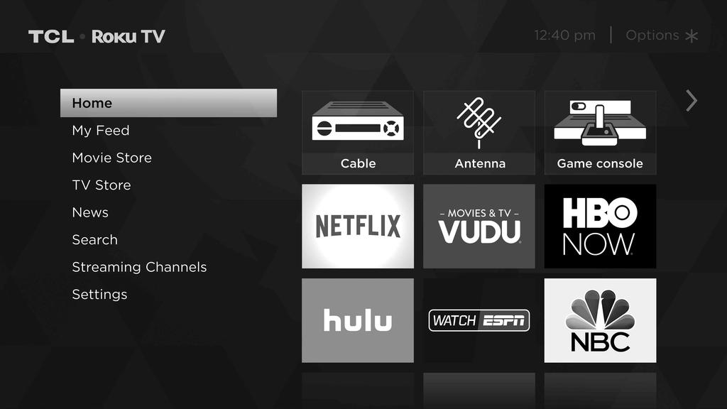 Roku TV menu may vary and subject to change. Connecting brings out your TV s full potential! You'll have access to more than 3,000 streaming channels*.