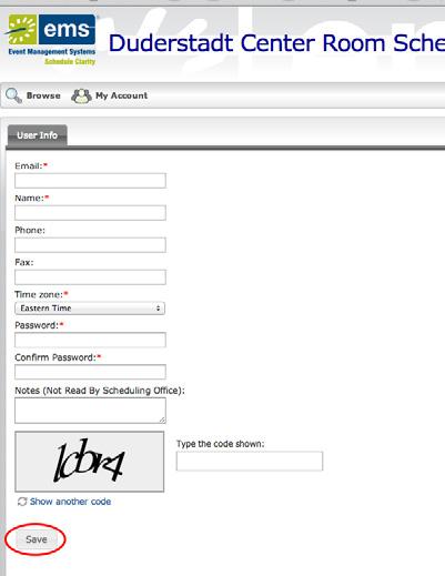 Select Create An Account from the My Account pull-down menu [see fig. 1]. 3. Fill out the online form and click Save [see fig. 2].
