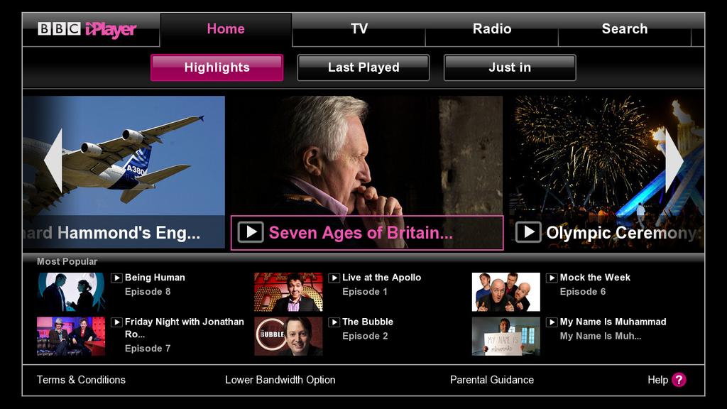 BBC iplayer WHAT IS BBC iplayer? BBC iplayer is the BBC s TV and radio catch-up service. It can be used to watch or listen to a wide range of BBC programmes, including High Definition ones.