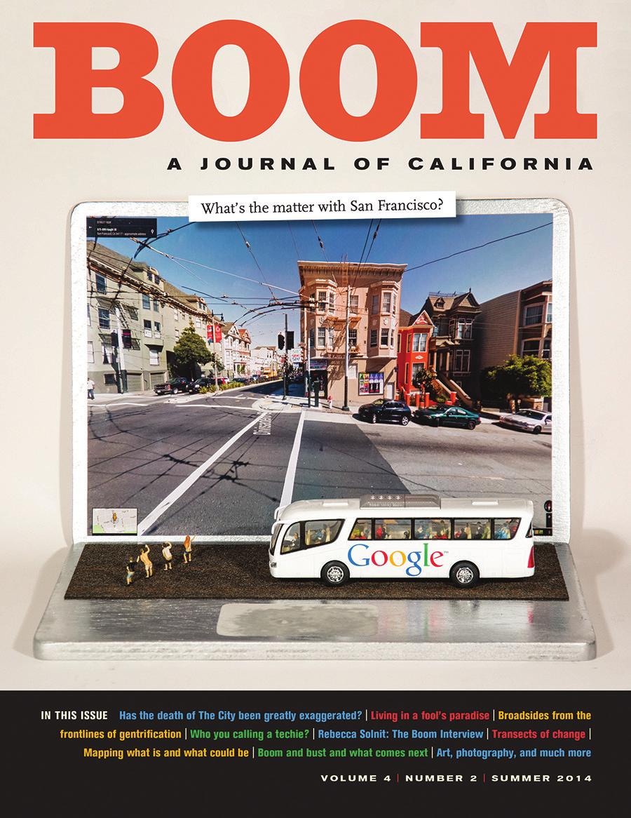 BOOM: A JOURNAL OF CALIFORNIA Full page: 6 ¾ x 9 $ 660 Half page (horiz): 6 ¾ x 4 3 8 $ 465 4-Color, add per insertion: $500 full page, $250 ½ Cover 2: 8 x 10 ½ $ 1300 Cover 3: 8 x 10 ½ $ 1300 Cover