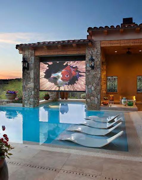traditional weatherized TVs cannot. Weatherized flat panel displays look nice but are only produced up to a certain size.
