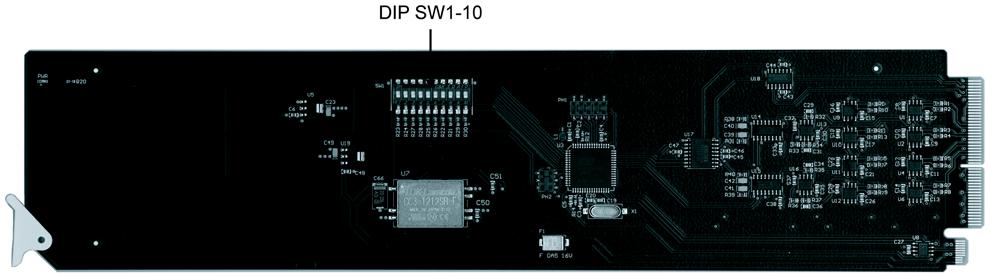 Card Overview This section provides a general overview of the ADA-8405-C DIP Switches. Refer to Figure 3.1 for DIP Switch location. SW1 Remote Control Figure 3.