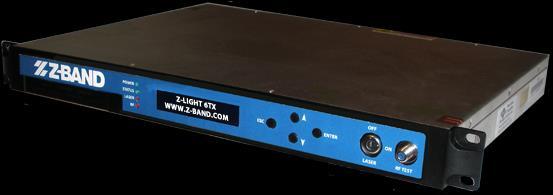 Z-Light 6TX / 16TX / 26TX Intelligent Direct Modulated Optical Transmitter Operating Manual Z-Band Technologies 848-B N. Hanover St., Carlisle, PA 17013 866.902.2606 www.z-band.