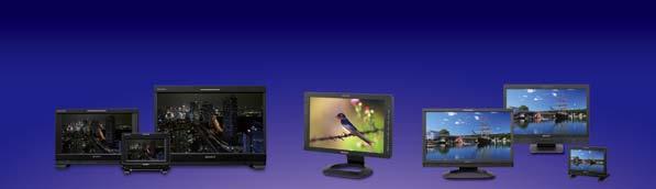 Sony Picture Monitor Technology and Features Wide Viewing Angles PVM-41 LMD-41 LMD-51 LMD-30 PVM-2541A and PVM-1741A monitors feature significantly improved viewing angles, reducing the colour shift