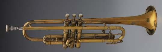 Figure 17: Late Trumpet Design (auction photo) The last patent he receives is #1,634,355 in 1927 for his unique