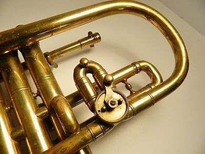 Another trumpet that I found a photo of is one marked W H Brittain Springfield and is almost identical to the last Heald trumpets made.