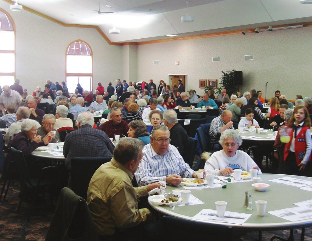 A packed house at last year s Knights of Columbus Fish Fry held at Snyder