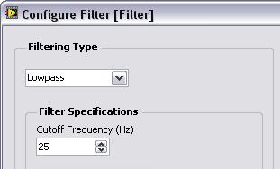 Click the OK button to save the configuration and close the Configure Filter dialog box. f. Display the front panel. g.
