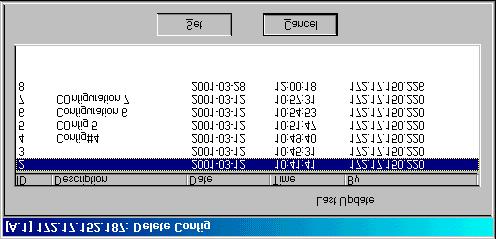 RADview-PC/TDM User s Manual Megaplex-2200 Agent Configuration Operations Figure 67. Delete Configuration Dialog Box Table 61.