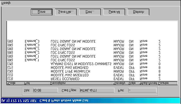 Megaplex-2200 Agent Configuration Operations RADview-PC/TDM User s Manual To exit the Card View: Double click the upper left corner (Control menu button) of the Card View window. Displaying Alarms 12.