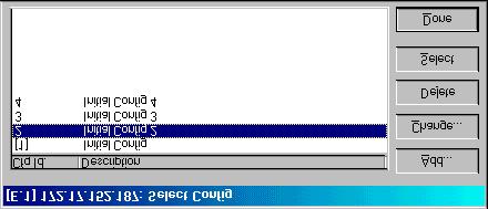 Megaplex-2200 Edit Configuration Operations RADview-PC/TDM User s Manual Figure 7. Select Config Dialog Box Table 3.