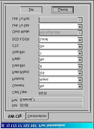 RADview-PC/TDM User s Manual Megaplex-2200 Edit Configuration Operations Table 41. HS 703 Software Configuration s External Port (Cont.