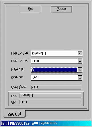 RADview-PC/TDM User s Manual Megaplex-2200 Edit Configuration Operations Table 44. HS U/1 Software Configuration s Internal Port (Cont.