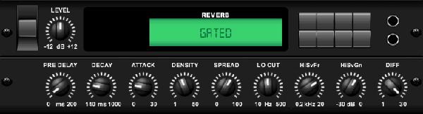 36 M AIR User Manual Gated Reverb This effect was originally achieved by combining a reverb with a noise gate. Our gated reverb creates the same impression by a special shaping of the reverb tail.