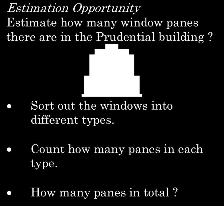 how many window panes there are in the Prudential building?