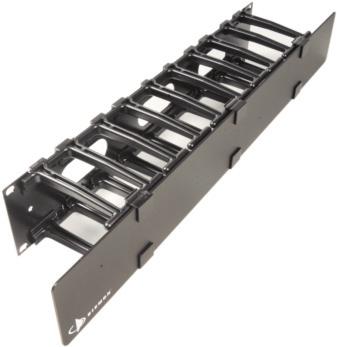 Horizontal Managers Ordering Information HCM-4-(X)U RouteIT Horizontal Cable Manager w/4 Fingers Add -D to