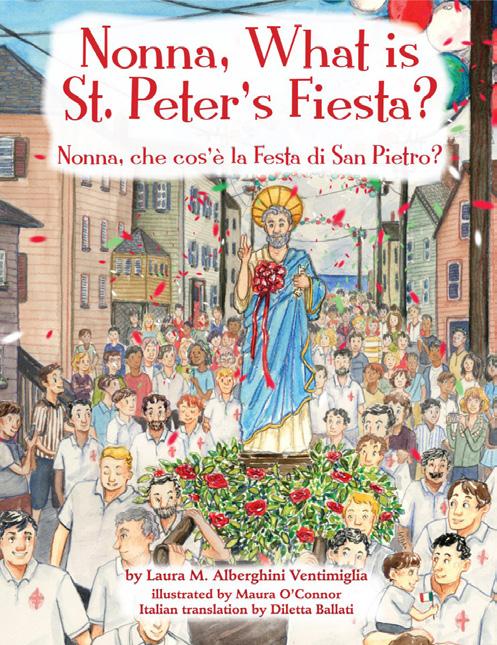 Attendees had traditional Italian treats and learned how to draw a boat from illustrator Maura O Connor. Ventimiglia s book Nonna, What is St. Peter s Fiesta?