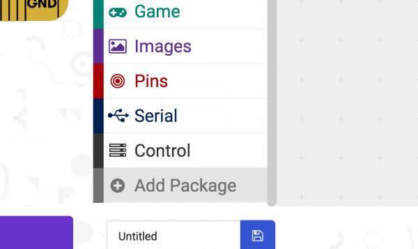 This will bring up a search box. Feel free to search for different packages to play with, but for this specific example you need to search for a specific package.