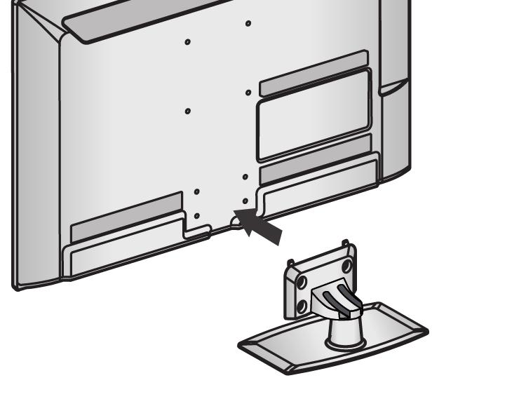 When assembling the desk type stand, check whether the bolt is fully