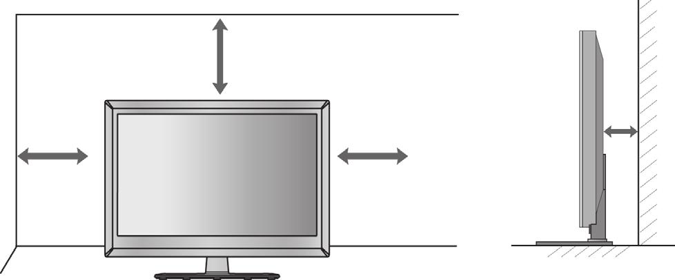 Stand -Screw ( provided as parts of the product) CONNECTION OF TV (Only 9//6LE***, /6LE5***) Image shown may differ from your TV.