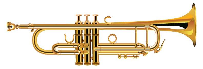 Trumpet Highest of the brass instruments Cup shaped mouthpiece Has three valves