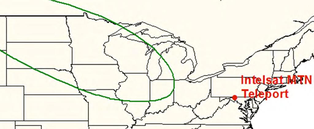 interferer that matched the friendly carrier. The locations of the MTN Teleport and the IS-29e Beam K01 (nominal beam edge) are shown in Figure 3.