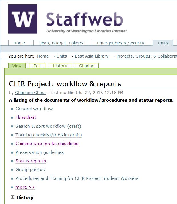 CLIR Project: Technical