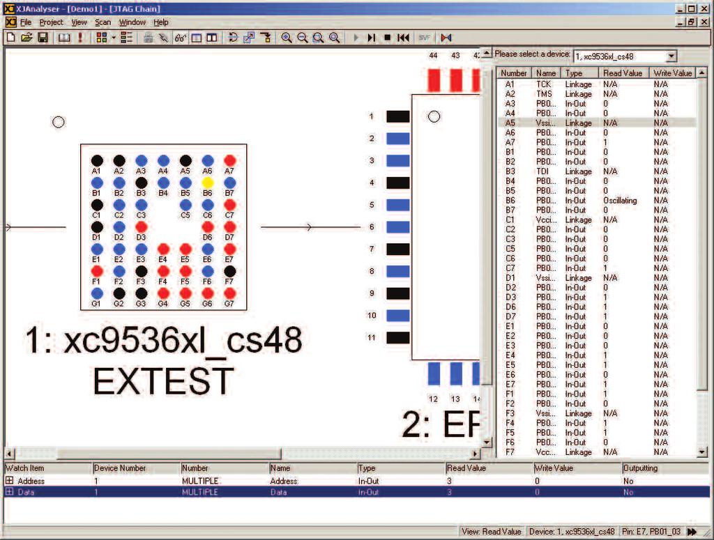 XJAnalyser Overview XJAnalyser is a visual analysis and debugging tool for devices in your JTAG chain.