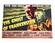 Country of Origin partially cut off at bottom. Green stain verso. 146 (1) MOVIE POSTER: Abbott and Costello Meet Frankenstein (Universal 1948) scene lobby card. 11" x 14".