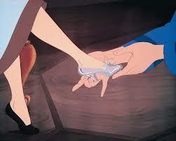 the moment of greatest tension The prince puts the shoe on Cinderella
