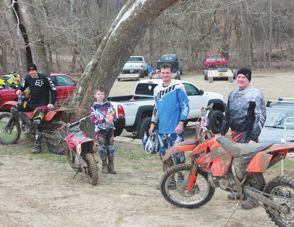 These young men took advantage of a nice weekend to ride their dirt bikes out at the Cliffs Insane Terrain off road park located on Route 6
