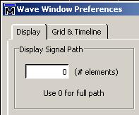 The log -r * simulation command tells the tool to keep logging signal activity on all signals whether or not they are displayed on the waveform or not.