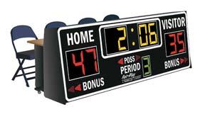 Accessories Scorer s Table Scoreboard 1600-ST Stay close to the action with our scorer s