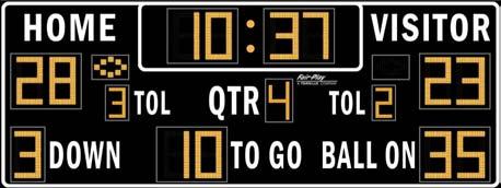 Available with five- and six- digit game clocks, as well as optional caption conversion kits for facilities that