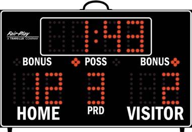 Portable Scoreboards PS-1400-2 WR-1358-4 WR-1400-4 When your game travels, you need a scoreboard that travels with you.