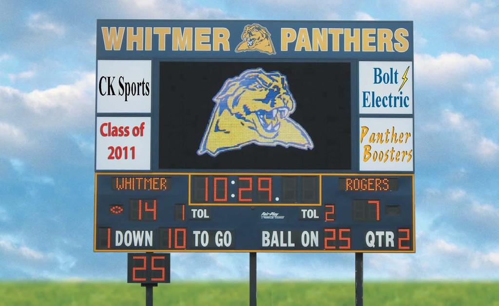 Outdoor Accessories From the playing field to the practice field, Fair-Play has the outdoor scoreboard accessories to put the finishing touches on your scoreboard system.