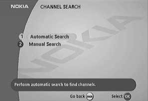 FIRST TIME INSTALLATION Channel Search The Channel Search procedure can be performed in different ways. If there are predefined channels, you can make an Automatic Search.