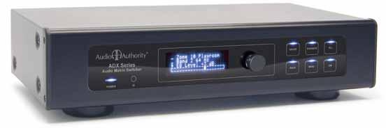 ZQ is Audio Authority s 10-band equalization feature that gives installers fine-tuning control over each matrix output. TM ADX-0808 $1264.00 ADX-1616 $1686.