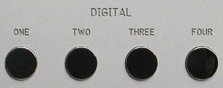 To select a digital input, press one of the DIGITAL pushbuttons labeled ONE through FOUR.