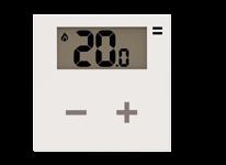 other devices in cascade Smart Thermostat For each thermostat, a graph showing temperatures and indicating