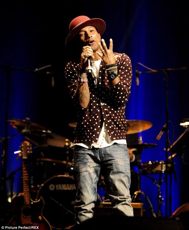 Pharrell Williams performed at the competition and accompanying gala, which saw more than $100,000 in scholarships and prizes awarded to talented young musicians and composers Lifelong jazz devotee