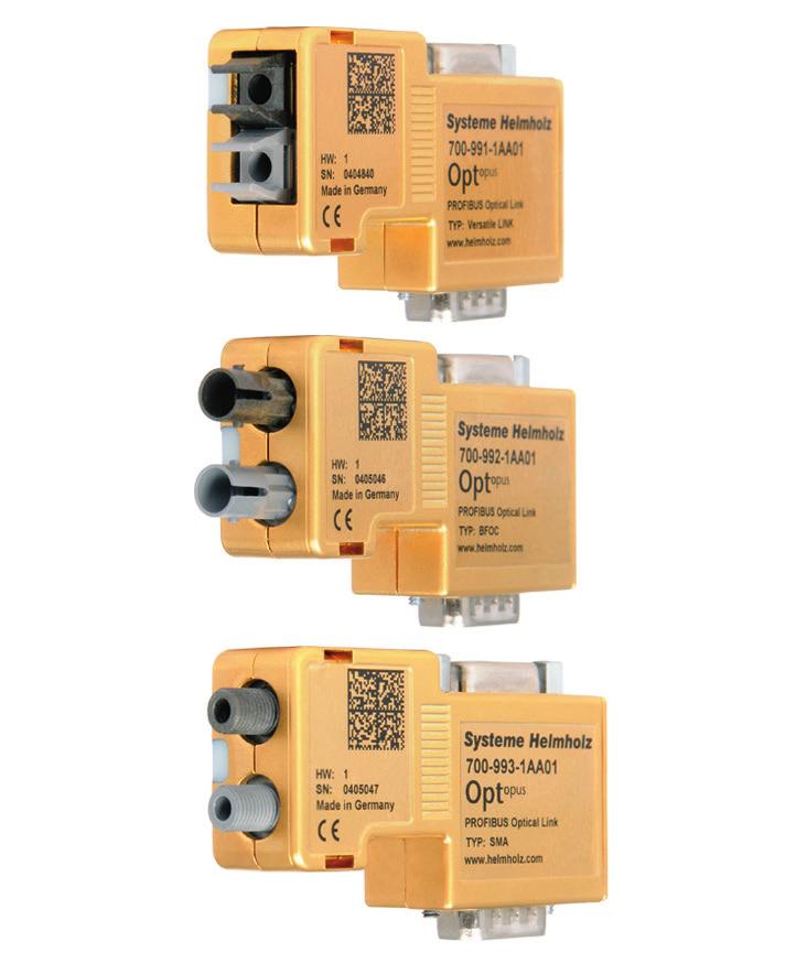 If the OPTopus PROFIBUS Optical Link is at the end of a segment, the bus termination must be ON.
