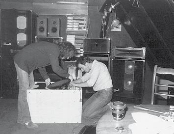 audiotechnik was founded by Jürgen Daubert (right) and Rolf Belz