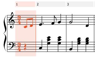 The result is a pickup measure with a single beat f music, but which preserves the verall 3/4 time signature f the piece: Changing Clefs T apply a clef t a range f measures, a prtin f sme staff, r