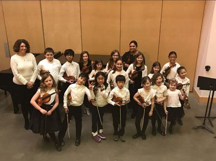 Suzuki Violin students performed for the Annual Dinner on Thursday, December 6th.