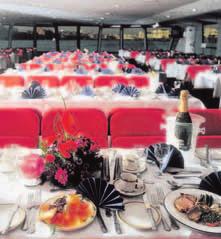 Leisure River Services Leisure River Services London Showboat Dinner Cruise London Showboat Dinner Cruise Cruise time 3 hours 30 minutes Imagine your favourite songs from the world s most famous