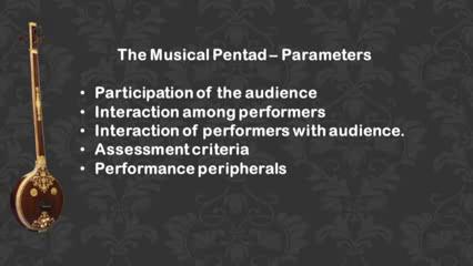Now, another criterion is the participation of audience. How does the audience participate? Is the audience passive? Is the audience simply sitting and listening to the music?
