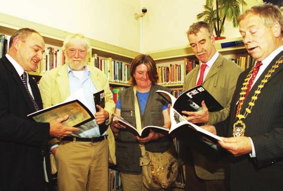 official start of the 2nd residency of the writer - in - residence Donal Tinney (County Librarian), Dermot Healy (Author